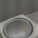 Makeup Mirror with Lights, 1x/20x 360 Rotation Vanity Mirror, Brightness Adjustable Lighted Makeup Mirror with Magnification, 5000 mAh Rechargeable Double Sided Mirror with 3 Colors, Gift for Women (Chrome)