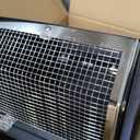8" Black Dryer Vent Cover - 304 Stainless Steel Wall Cap, Screen and Damper