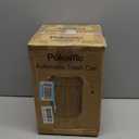 Pukomc Smart Sensor Wastebasket, Convenient and Hygienic Easy to Use, Technology Sensor Waterproof Wastebasket Plastic Trash can for Kitchen, Bathroom, Bedroom, Living Room, Office and Outdoor Black (1 Pack)