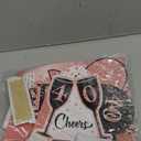 Kuxriox 11Pcs 40th Birthday Decorations Kit for Women, Rose Gold Happy 40th Birthday Banner, Awesome Since 1986 Centerpieces Swirls Party Supplies, Forty Bday Banner Ceiling Table Topper Sign