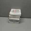 5 x LeZakaa 50Pcs Wedding Napkins-Love,Laughter,Happily Ever AfterLettering Gold Foil Design 3 Ply Disposable Paper Napkin Bridal Shower Tableware Party Supplies for Wedding, Engagement-6.5x6.5" Folded