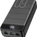 Portable Charger Power Bank 60000mAh 22.5W USB C Fast Charging Battery Bank with 4 Outputs & 3 Inputs LED Display Huge Capacity External Battery Bank LED Display for iphone, Samsung, Google etc