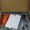 Tall Plant Stand Indoor, 31 Inch Plant Stands, 2 Tier Metal Plant Stand with Heavy Duty Wood, Rustic Brown and Black