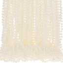 112 Feet Pearl Strings for Crafting 6mm Faux Ivory Pearl Garland for Crafts Artificial Craft String Pearls Beaded Chain Strands for Wedding Centerpiece Christmas Tree and Flowers Decor DIY Project (Cream)