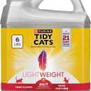 Purina Tidy Cats LightWeight 24/7 Performance Odor control, Multi-Cat, Clumping, 99.9 Percent Dust Free Cat Litter - 6 lb. Jug