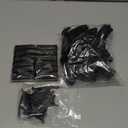 40 Pieces Sponge Hair Rollers Satin Rollers Silk Foam Rollers Women Hair Curlers with Duck Teeth Clips for Hairdressing Styling(Multi-size,Black)