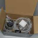 Homeleader Electric Food Chopper, 300W Stainless Steel Blade, Food Processor with 2L Glass Bowl, 2S Fast Shredding for Meat, Vegetables, Fruits and Nuts, Dishwasher Safe, Quiet Motor with 4 Blades (8cup)