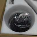 46" Ceiling Fans with Lights Remote/APP Control, Low Profile Ceiling Fans with Dimmable White Colors+Ring RGB Lights, 6 Speeds 5 Reversible Curved Blades for Kids Room Bedroom Living Room Bar, Black RGB, 46 IN