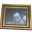 Vintage Gold Carving Frame Mona Lisa Canvas Wall 11 x 12