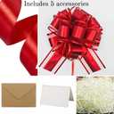 UoeRing White Large Gift Box 1Pcs 15x12x6 inch,luxury Gift Box with Lid for Birthday Christmas Valentine's Day Mother's Day (Includes Pull Bows,Card,Envelope,Filler)