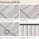 Beige White Linen Cafe Curtains 24 Inch Length Pinch Pleated 2 Panels Set Farmhouse Short Kitchen Window Curtains Light Filtering Semi Sheer Back Tab Small Window Drapes for Bathroom Camper RV 34x24