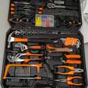 228 Piece Tool Box Kit - Home Repair Tool Set, Basic Household Hand tool kit, Truck Tool Kit Socket Wrench Combination Tool Set for Home with Plastic Toolbox Storage Case, Rv Tool Set