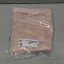 decorUhome Faux Fur Spring Throw Pillow Covers 16x16 Set of 2, Decorative Soft Plush Striped Neutral Couch Pillow Covers with Velvet Back for Sofa, Bed, Living Room Home, Pink