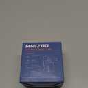 MMIZOO Wrist Blood Pressure Monitor Large LCD Display BP Machine Adjustable Cuff 5.31-7.68 inch Automatic 99x2 Sets Memory with Carrying Case for Home Use (W1681) (White)