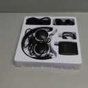 Hearing Amplifier Rechargeable Hearing Device with Standard Headphone Personal Sound Amplifier PSAP for Ears,Seniors,Directional Microphone (black)