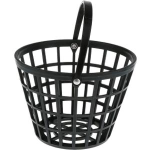 Black Golf Ball Basket,Golf Balls Container Case,Ball Bucket with Handle,Balls Holder,Holds 25 Balls (Balls not Included)