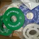 EVERYMATE Change Weight Plates 1.25LB 2.5LB 5LB Set Fractional Plate Olympic Bumper Plates for Cross Training Bumper Weight Plates Steel Insert Strength Training Weight Plates