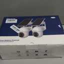 ARCCTV Solar Security Cameras Wireless Outdoor, 4MP 360 View Battery Powered Outdoor Camera, Night Vision with Spotlight, 2-Way Audio, PIR Motion Sensor, 2.4G/5G Dual Band WiFi (2 Pack)