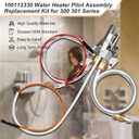 Upgrade 100112330 Water Heater Pilot Assembly, Replace 9007876 Thermopile, Compatible with 300 301 Series Whirlpool Water Heater Parts & A.O.Smith, American, State, Kenmore, Reliance, 30, 40, 50 gallons
