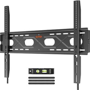 ELIVED Fixed TV Mount for Most 50-120 Inch Flat Screen tvs, Low Profile Wall Mount TV Bracket up to VESA 950x600mm and 220 lbs - Fits 16", 24", 32", 36" Studs- Heavy Duty and Space Saving
