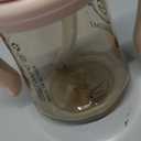 GROSMIMI Spill Proof no Spill Magic Sippy Cup with Straw with Handle for Baby and Toddlers, Customizable, PPSU, BPA Free 6 oz (Peach)