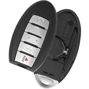 Key Fob Shell for Nissan Maxima 2013-2018 5 Buttons Plastic Replacement | Keyless Entry Remote Control Key Shell 1 Pc