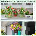 Lallisa 8 Pcs Reusable Floral Foam Blocks Water Weather Resistant Dry Floral Foam for Artificial Flower Arrangements Outdoor Flower Boxes Outside Hanging Planters Wedding Home Decor (9 x 3 x 3")