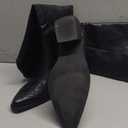 wetkiss Cowboy Boots for Women Knee High Cowgirl Boots, Western Boots with Floral Embroidered Pointed Toe Chunky Heel Pull On Retro Vintage Classic Tall Boots for Ladies (8)