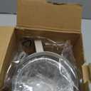 6 PCS 2L Oil Filter Pot Bacon Grease Saver with Strainer,68oz Large Capacity Fryer Pot with Basket, Cooking Thermometer & 50 Wax Papers, Stainless Steel Fryer for Kitchen Camping