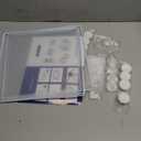 Transparent Clear Small Animal Playpen, Guinea Pig Cages, Puppy Dog Playpen, Pet Playpen, Rabbit Bunny Indoor Fence Pen Enclosure, White Clear Plastic Playpen,12X12 Inch, 12Panels