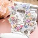 2 x 4 Pieces Metal Bookmarks for Women, Large Size Cute Hollow Bookmark Garland Flower Window Butterfly Unique Book Mark for Reading, Artistic Gift for Book Lovers Writers Readers Children Teens Men