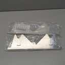 Stainless Steel Stove Gap Covers,Stove Gap Filler, Range Trim Kit, Stove Gap Guards, Heat Resistant and Easy to Clean, Easy retractable Length 13.8" to 27.5", Width 0.79", Silver (2PCS)