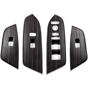 Compatible with Honda CR-V 2017-2022 Car Interior Sticker Decal Accessories Wooden Gold (WindowLift Switch ButtonA)