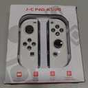 FFSTARYM Compatible with Nintendo Switch Controller, Upgraded Switch Controllers for Switch/Lite/OLED, with/Dual Vibration/Motion/Wake-up/Screenshot (White)