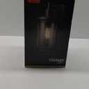 Xavier 1-Light Matte Black Hardwired Outdoor Indoor Wall Lantern Sconce with Seeded Glass Shade