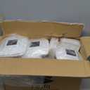 Davinci Lighting Flexfit Solar Outdoor Post Cap Lights - Includes Bases for 4x4 5x5 6x6 Wooden Posts - Bright LED Light - Pearl White (Pack of 12)