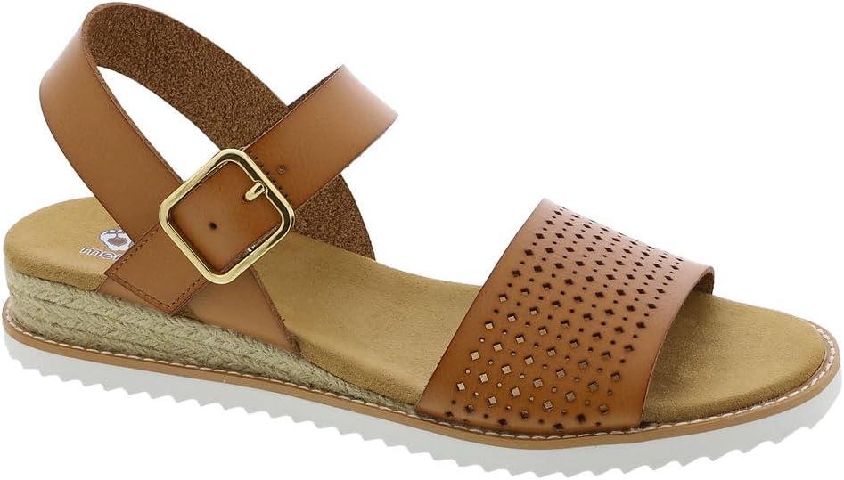 Skechers Women's Desert Kiss - Sunny Flair Sandal (7.5, Luggage)
