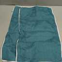 ANRODUO Set of 2 Outdoor Waterproof Pillow Covers 12x20 Inch Turquoise Decorative Throw Pillow Covers Linen Lumbar Solid Color Couch Pillow Covers for Patio Tent Bed Sofa and Living Room Decor