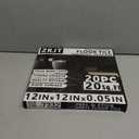 40-Pack Peel and Stick Floor Tiles Vinyl Floor 12 x 12 inch Self Adhesive Waterproof Glossy Flooring Planks DIY for Bathroom, Kitchen, Living Room, RV, Cover 40 Sq. Ft, Polish Light Grey Marble