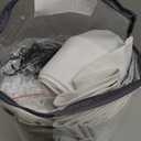 Pleat Viral Linen 90 Inch Blackout Curtains for Bedroom, Pinch Pleated Soundproof Privacy Farmhouse Window Drapes Decor with Hooks Neutral Beige White Nursery/Kids Room Darkening Burg 2 Panels Set