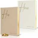 Elegant Linen Wedding Vow Books With Gold Foil Lettering - Perfectly Sized His and Hers Vow Books With Plenty Of Pages To Write Whatever is on Your Heart - A Beautiful Addition For The Wedding Day