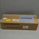 SPACEKEEPER Slim Rolling Storage Cart 4 Tier Bathroom Organizer Mobile Shelving Unit Utility Cart Tower Rack for Kitchen Laundry Narrow Places, White