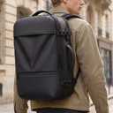IKYWT Vacuum Seal Backpack Travel with Ultra-Power Pump, 80L Expandable Travel Backpack with Vacuum System w/TSA Lock