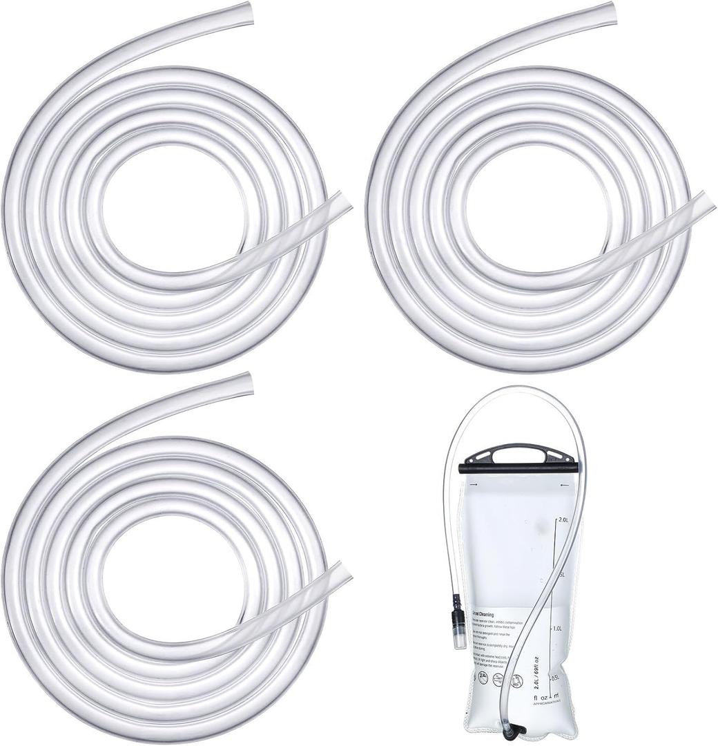 Pangda 3 Pcs Hydraulics Reservoir Hose Replacement Hydration Non Kinking Drink Tube 59 Inches Long Drinking Tubes Bite Bottle Water Bladder Hose for Sports Bladder Backpack System Packs