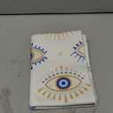 Evil Eye Pattern Table Runner Dresser Scarves Seasonal Linen Tablerunner for Indoor Outdoor Kitchen Home Party Holiday Dining Table Decor 13 X 70 Inch