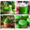 Green Edible Glitter for Cocktails Easter Luster Dust Edible Cake Glitter 15g Food Grade Drinks Shimmer Powdered for Cupcake Fondant Baking Chocolate Strawberry Candy Cookie