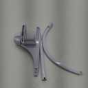 24 inch Crib Mobile Bed Bell Frame arm Bracket, Double nut Screw Fixing Frame -DIY Toy Decoration Bracket (Stand Without Music Box)