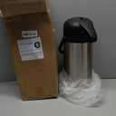 Coffee Carafe for Keeping Hot - 102oz/3L Airpot Coffee Dispenser with Pump - Insulated Stainless Steel Hot Beverage Dispenser for Parties - Thermal Carafe for Hot Drinks Water Tea Chocolate