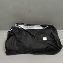 12x12 Canopy Replacement Top with Air Vent Silver Coated for Straight Leg Canopy Frame, (Black)