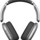 Wentronic Y02 Active Noise Cancelling Headphones, Wireless OverEar Bluetooth 5.4 Headphones, Multiple Modes, 60H Playtime, HiRes Audio, Big Bass, Foldable Lightweight for Travel Home Office, Grey